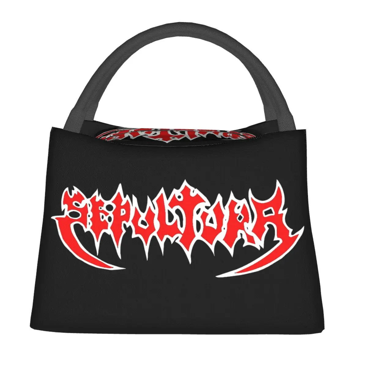 Sepultura Slayer Death Metal Insulated Lunch Bag for Women Kids Portable Food Boxes Thermal Lunch Box Tote
Sepultura Slayer Death Metal Insulated Lunch Bag for Women Kids Portable Food Boxes Thermal Lunch Box Tote
