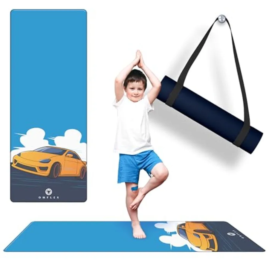 Yoga Mat with rying Strap 60"x24" Non-Slip Premium Exercise Mat for 3mm Thick Non-Toxic PVC-Free Play Mat for and Designs
Yoga Mat with rying Strap 60"x24" Non-Slip Premium Exercise Mat for 3mm Thick Non-Toxic PVC-Free Play Mat for and Designs