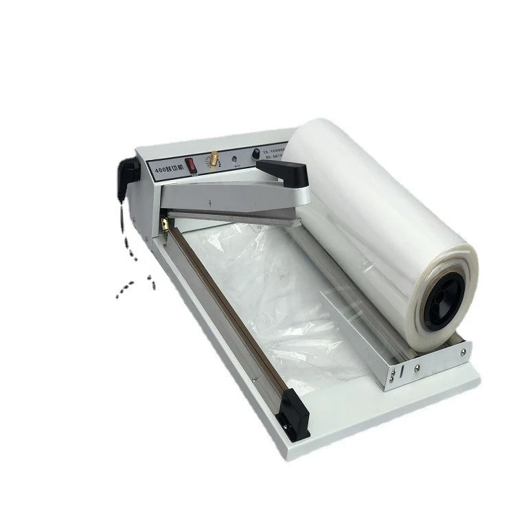 600Mm film sleeve sealing, cutting and shrinking integrated peritoneal machine Manual sealing and cutting machine with heat gun
600Mm film sleeve sealing, cutting and shrinking integrated peritoneal machine Manual sealing and cutting machine with heat gun