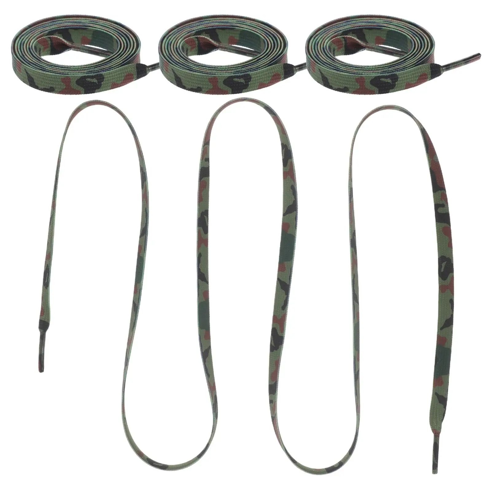 2 Pairs Camouflage Printed Shoelaces Flat Long for Sneakers Boots Replacement Polyester Durable Versatile Fashionable
2 Pairs Camouflage Printed Shoelaces Flat Long for Sneakers Boots Replacement Polyester Durable Versatile Fashionable