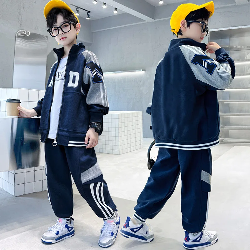 Boys Coat+Pants Kids Suits Tracksuit 2PCS/Set 2023 Spring Autumn Cotton Formal Outfits Children Clothing
Boys Coat+Pants Kids Suits Tracksuit 2PCS/Set 2023 Spring Autumn Cotton Formal Outfits Children Clothing