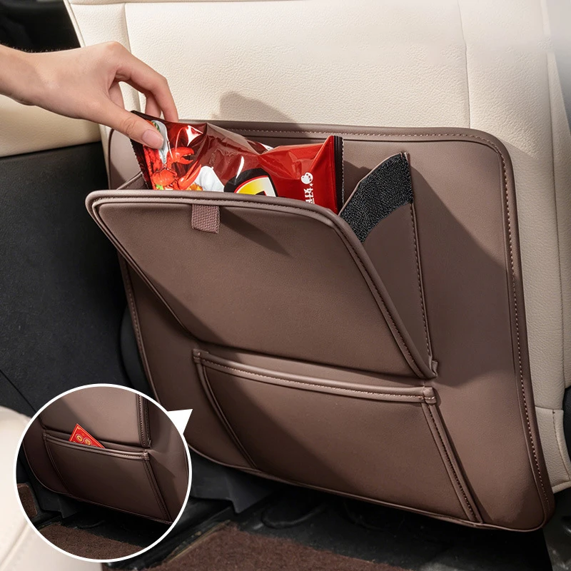 1Pc Car Rear Seat Organizer, Large Capacity Double Pocket Kick Mat, Anti-Fouling Seat Back Protector, Universal Fit for Most Car
1Pc Car Rear Seat Organizer, Large Capacity Double Pocket Kick Mat, Anti-Fouling Seat Back Protector, Universal Fit for Most Car