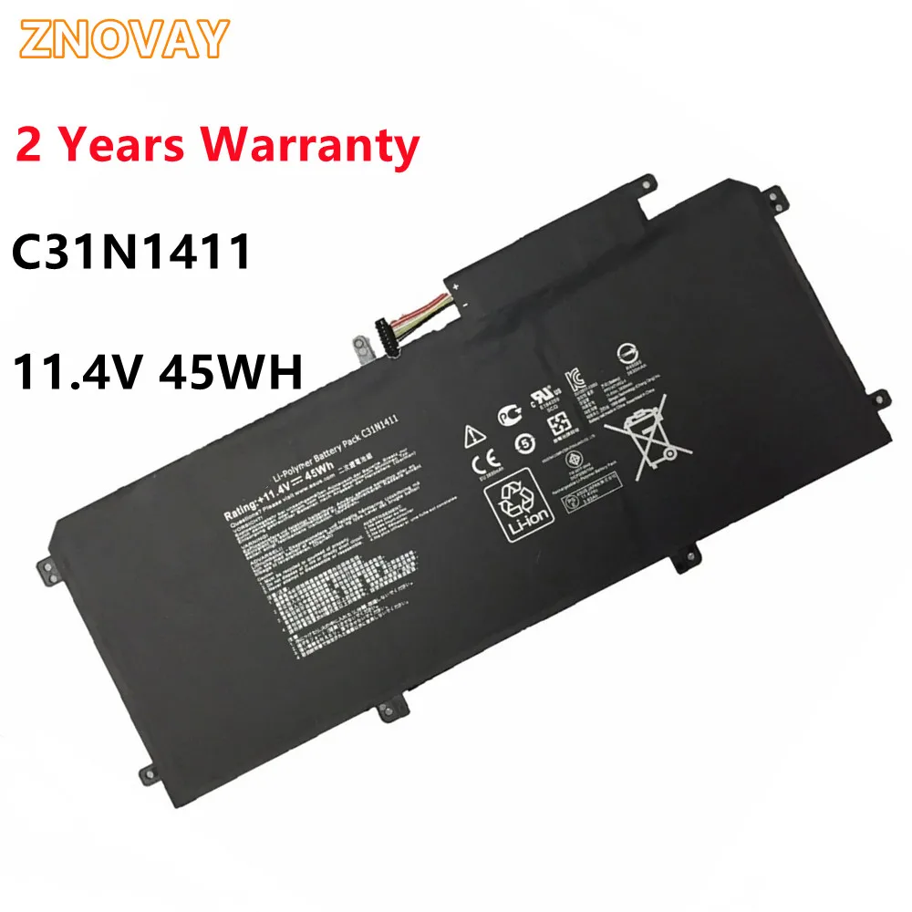 ZNOVAY C31N1411 11,4 V 45Wh Аккумулятор для ноутбука ASUS Zenbook U305 U305F U305FA U305CA UX305 UX305CA UX305F UX305FA
ZNOVAY C31N1411 11,4 V 45Wh Аккумулятор для ноутбука ASUS Zenbook U305 U305F U305FA U305CA UX305 UX305CA UX305F UX305FA