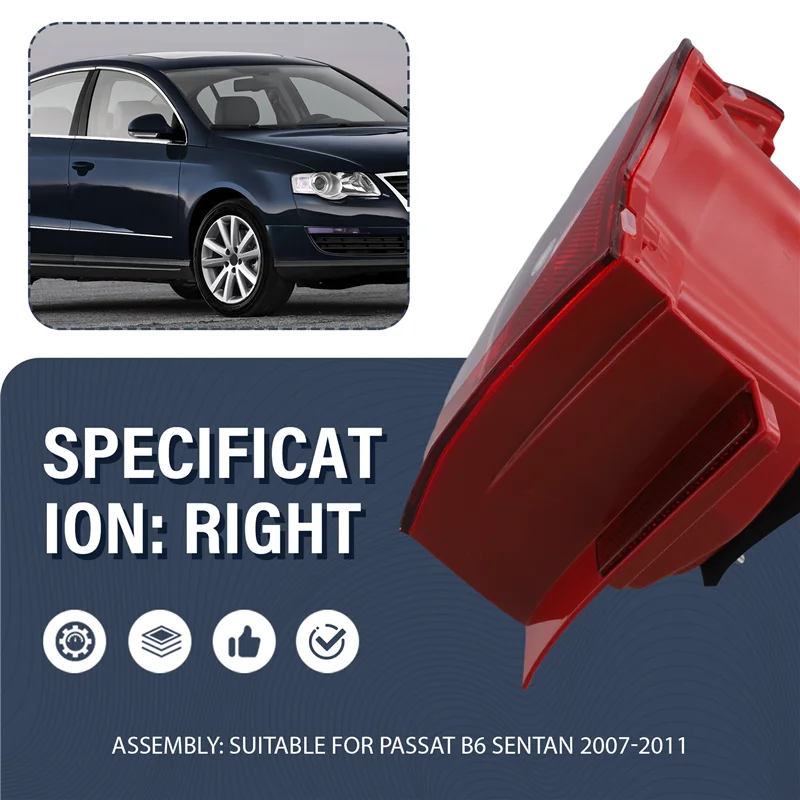 A05U-автомобильный задний внешний фонарь в сборе для VW Passat B6 Sendan 2007-2011
A05U-автомобильный задний внешний фонарь в сборе для VW Passat B6 Sendan 2007-2011