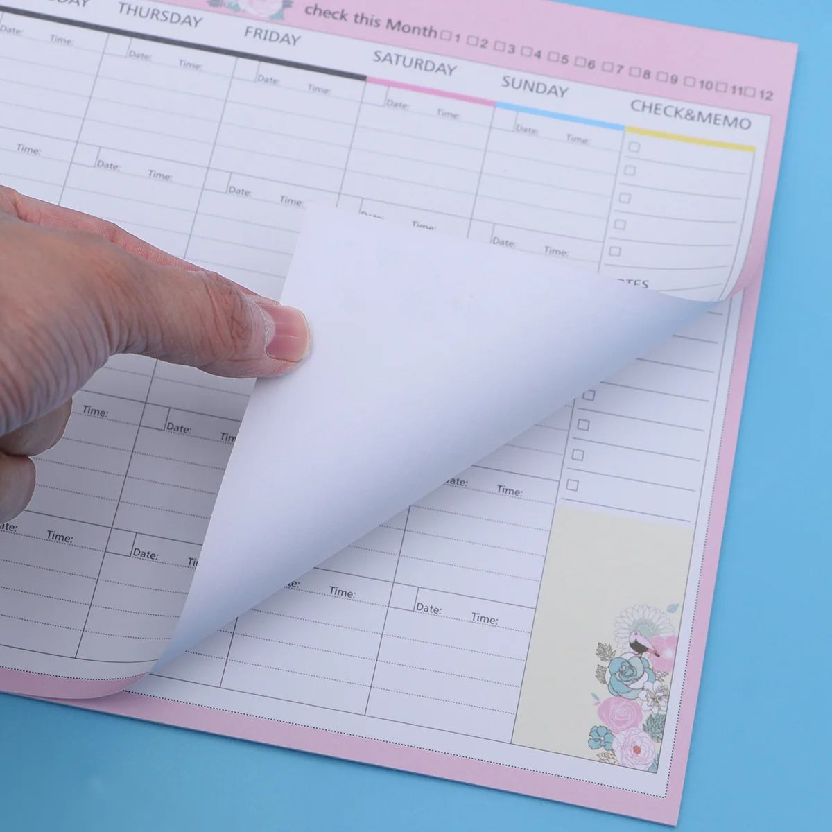 A4 Monthly Planner 20 Sheets Weekly Daily Schedule Notebook Calendar Agenda Book Organizer Memo Pad Office Stationery
A4 Monthly Planner 20 Sheets Weekly Daily Schedule Notebook Calendar Agenda Book Organizer Memo Pad Office Stationery