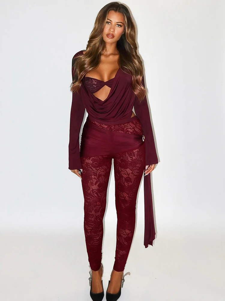 Сексуальный комплект из 2 предметов Weird Puss, женские укороченные топы с открытой спиной и лоскутной лентой, жаккардовые леггинсы, полночная клубная одежда, наряды
Сексуальный комплект из 2 предметов Weird Puss, женские укороченные топы с открытой спиной и лоскутной лентой, жаккардовые леггинсы, полночная клубная одежда, наряды