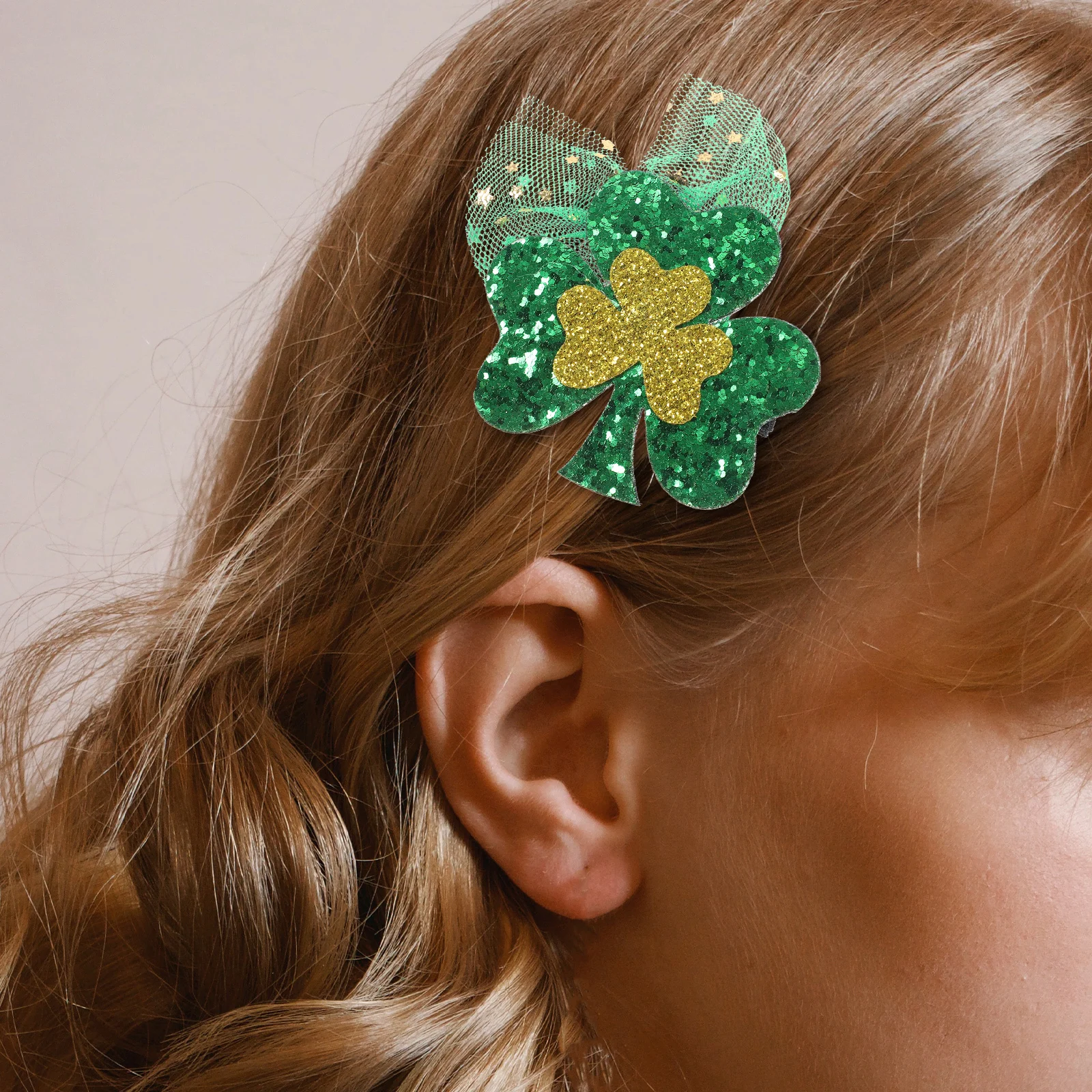 St Patricks Day Hair Clips Lucky Shamrock Green Mesh Alligator for Women Baby Holiday Photoshoot Props Lightweight Durable
St Patricks Day Hair Clips Lucky Shamrock Green Mesh Alligator for Women Baby Holiday Photoshoot Props Lightweight Durable