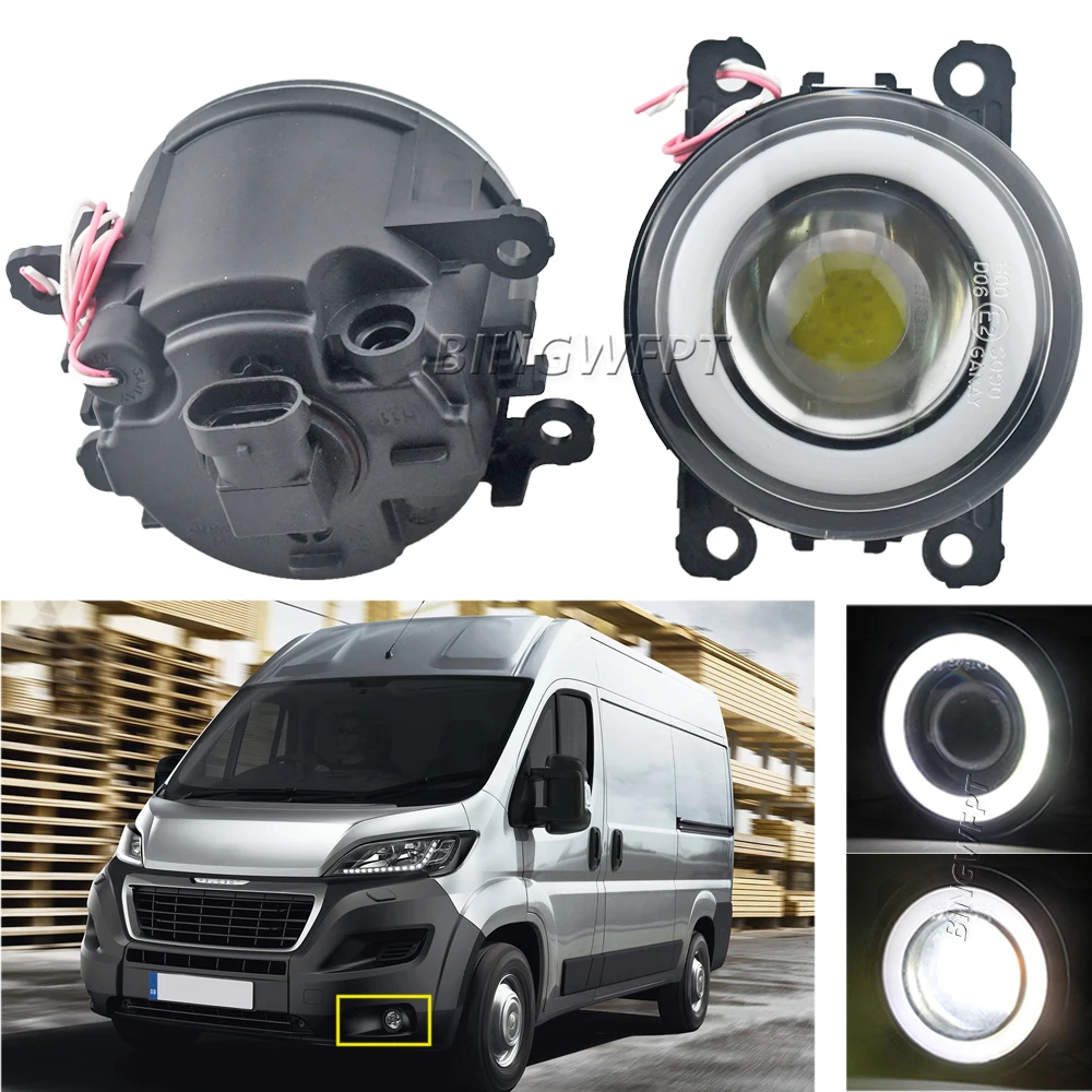 Fog Lamp Assembly Super Bright 12v LED Fog Light Angel Eyes For Peugeot Boxer 290 295 2015-2020
Fog Lamp Assembly Super Bright 12v LED Fog Light Angel Eyes For Peugeot Boxer 290 295 2015-2020