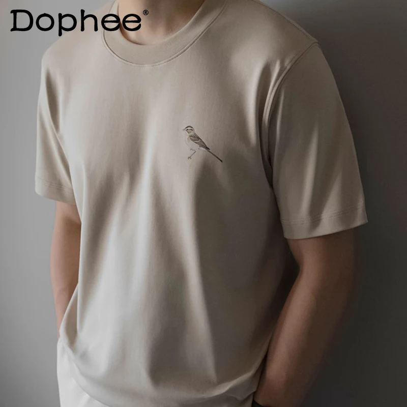 Couple 2025 Summer New Delicate Tops Fashion Loose Comfort Cotton Tees Stylish Art Retro Print Short-sleeve Round Neck T-shirts
Couple 2025 Summer New Delicate Tops Fashion Loose Comfort Cotton Tees Stylish Art Retro Print Short-sleeve Round Neck T-shirts