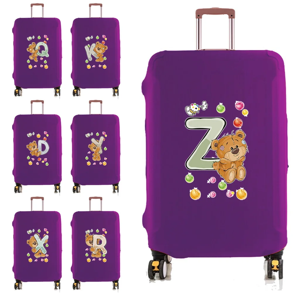 Fashion Trolley Cover Cute Bear Letter Print Luggage Case Elastic Dust Cover 18-32Inch New Travel Suitcase Essential Accessories
Fashion Trolley Cover Cute Bear Letter Print Luggage Case Elastic Dust Cover 18-32Inch New Travel Suitcase Essential Accessories
