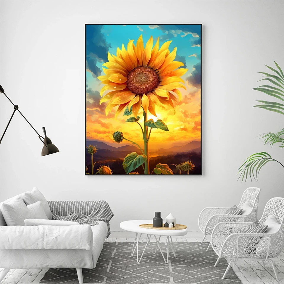 Diamond Painting Kit Sunflower Gift Picture Of Rhinestones 5d DIY Cross Stitch Embroidery Floral Gift Home Decor,frameless
Diamond Painting Kit Sunflower Gift Picture Of Rhinestones 5d DIY Cross Stitch Embroidery Floral Gift Home Decor,frameless