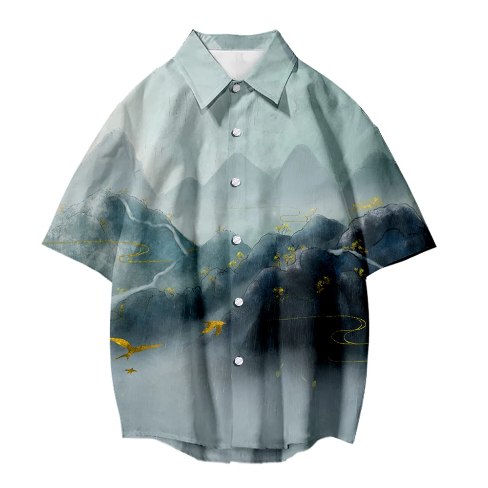 Fashion Summer shirt bronzing Influencer Short Shirt Trend Men 3D digital printing Turndown Collar Casual Shirt
Fashion Summer shirt bronzing Influencer Short Shirt Trend Men 3D digital printing Turndown Collar Casual Shirt