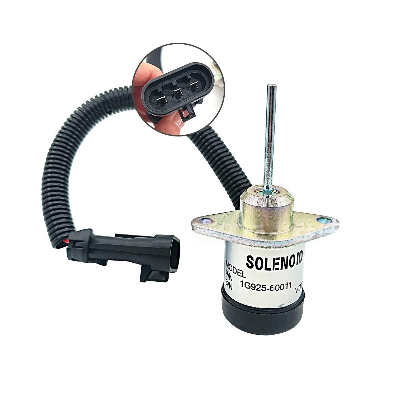 The 1G925-60011 6691498 flameout solenoid valve switch is suitable for Bobcat S16/18/185/331/337 excavators and loaders
The 1G925-60011 6691498 flameout solenoid valve switch is suitable for Bobcat S16/18/185/331/337 excavators and loaders