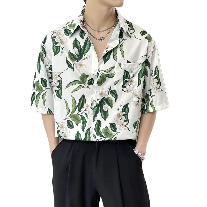 Oversize Shirt Men Summer Short Sleeve Loose Casual Vintage Flower Print Hawaiian Shirt Male Beach Shirts Couple Blouses
Oversize Shirt Men Summer Short Sleeve Loose Casual Vintage Flower Print Hawaiian Shirt Male Beach Shirts Couple Blouses