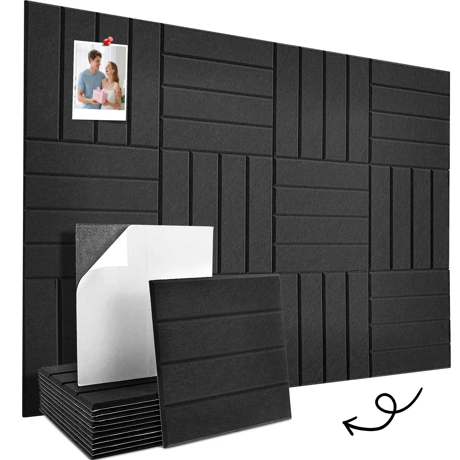 Bulletin Board Tile Environmental Soundproofing Panel, Acoustic Insulation, Door Seal Strip for Studio, Sound Absorbing Panel
Bulletin Board Tile Environmental Soundproofing Panel, Acoustic Insulation, Door Seal Strip for Studio, Sound Absorbing Panel