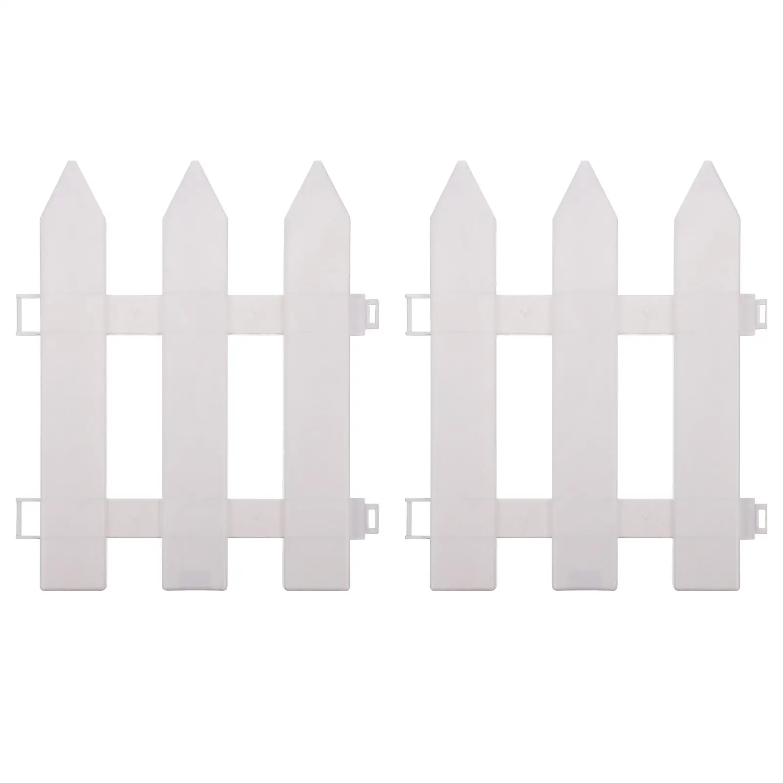 2 Pcs White Plastic Garden Fence Decorative Lawn Edging Supplies Smooth Surface Lovely Fashionable Long Term Use
2 Pcs White Plastic Garden Fence Decorative Lawn Edging Supplies Smooth Surface Lovely Fashionable Long Term Use