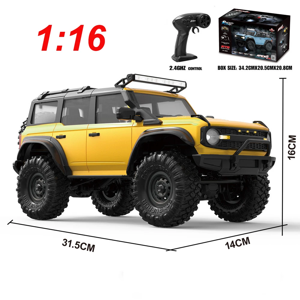 1:16 4WD Радиоуправляемый автомобиль Полномасштабная имитация 2,4G Внедорожные автомобили с дистанционным управлением со светодиодными грузовиками Гоночные машинки Модель игрушки для детей Подарок для взрослых
1:16 4WD Радиоуправляемый автомобиль Полномасштабная имитация 2,4G Внедорожные автомобили с дистанционным управлением со светодиодными грузовиками Гоночные машинки Модель игрушки для детей Подарок для взрослых