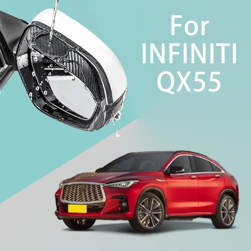 FOR INFINITI QX55 Car Rearview Mirror Rain Eyebrow Visor Carbon Fiber Side Automotive exterior protection
FOR INFINITI QX55 Car Rearview Mirror Rain Eyebrow Visor Carbon Fiber Side Automotive exterior protection