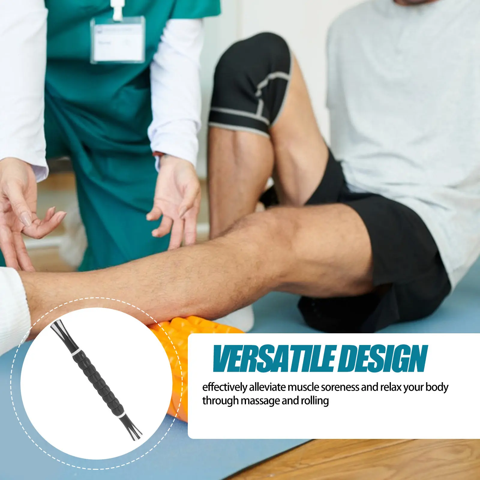 Muscle Roller Stick for Deep Tissue Massage Relief Soreness and Stiffness Recovery Tool Portable Handheld Massager for Legs Back
Muscle Roller Stick for Deep Tissue Massage Relief Soreness and Stiffness Recovery Tool Portable Handheld Massager for Legs Back