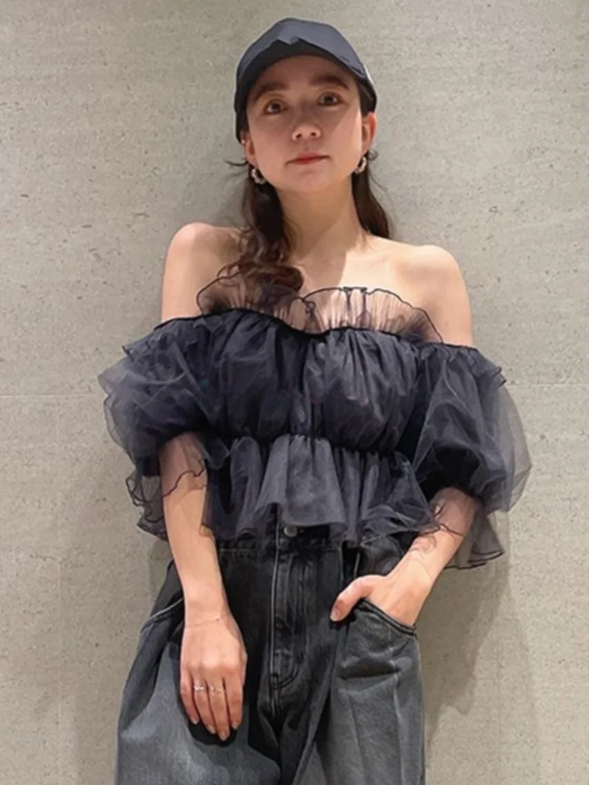 Pure Desire Style Sweet Fairy Series Wrap Chest One Shoulder Lace Shirt Women's Fashion Summer Short Sleeve Slim Fit Blouse
Pure Desire Style Sweet Fairy Series Wrap Chest One Shoulder Lace Shirt Women's Fashion Summer Short Sleeve Slim Fit Blouse