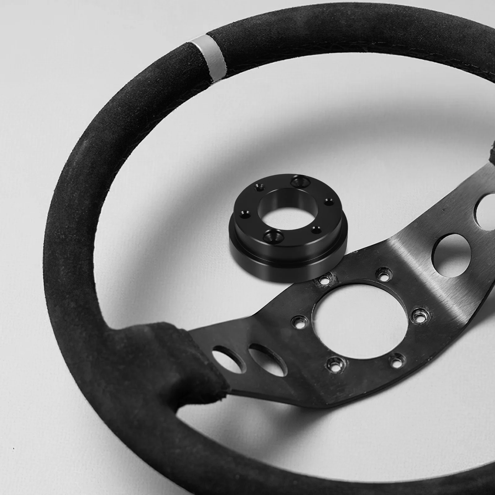 Steering Wheel Adapter Tool Booster Black Racing Car Adapter Plate Universal Steering Wheel Riser Car Accessories
Steering Wheel Adapter Tool Booster Black Racing Car Adapter Plate Universal Steering Wheel Riser Car Accessories
