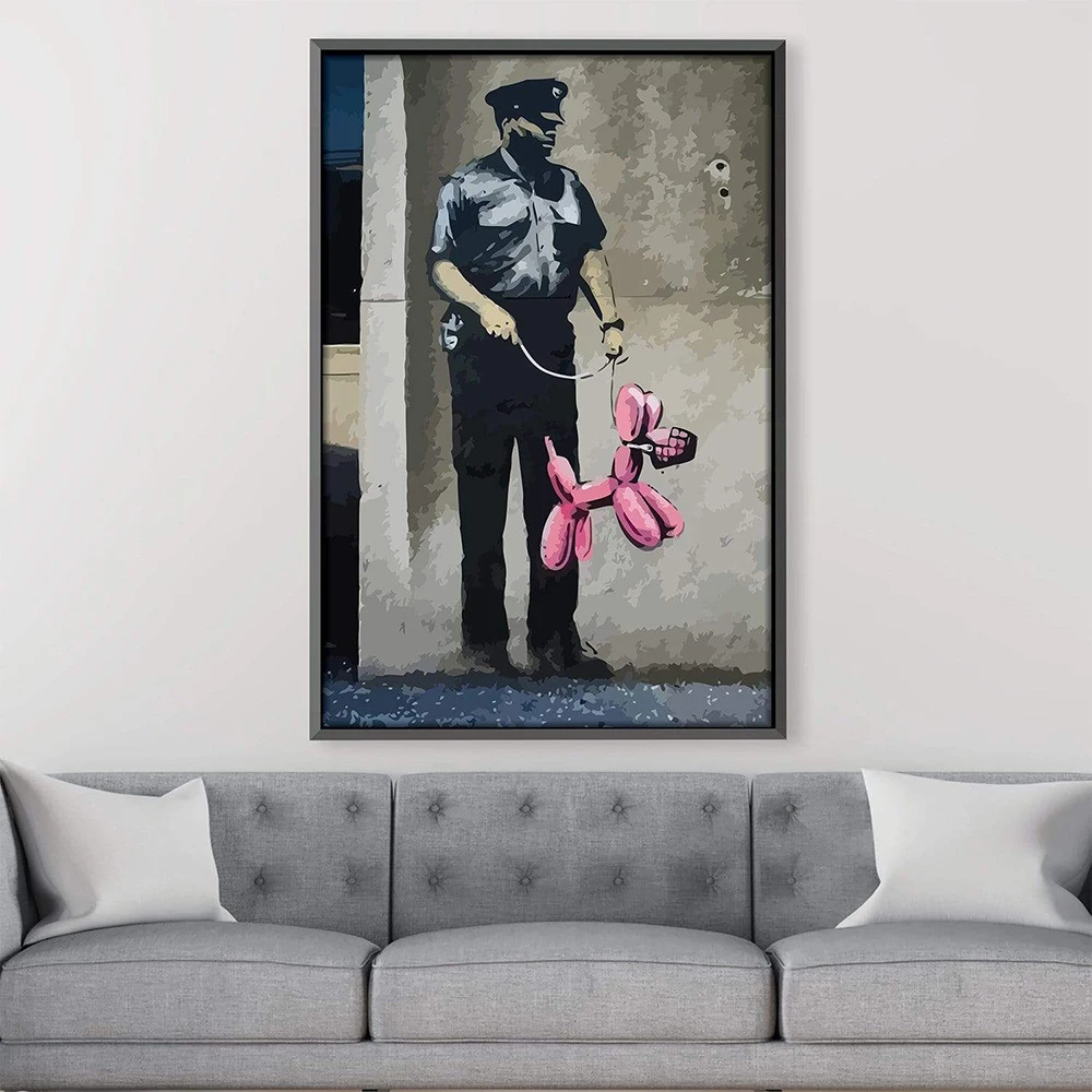 Police Guard Pink Dog Poster Canvas Printed Graffiti Wall Art Security Guard Pictures Abstract Posters Artwork For Room Decor
Police Guard Pink Dog Poster Canvas Printed Graffiti Wall Art Security Guard Pictures Abstract Posters Artwork For Room Decor