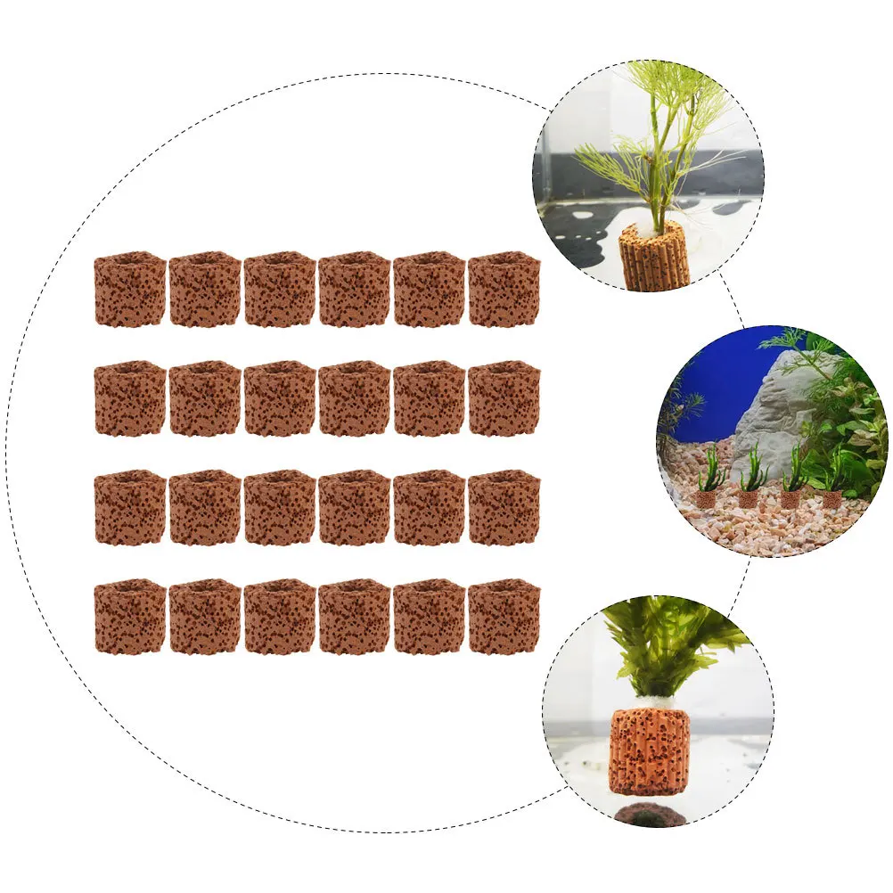 24 Pcs Aquarium Weights Water Plants Ring Fish Tank Sinking Holder Aquatic Planter Cup
24 Pcs Aquarium Weights Water Plants Ring Fish Tank Sinking Holder Aquatic Planter Cup