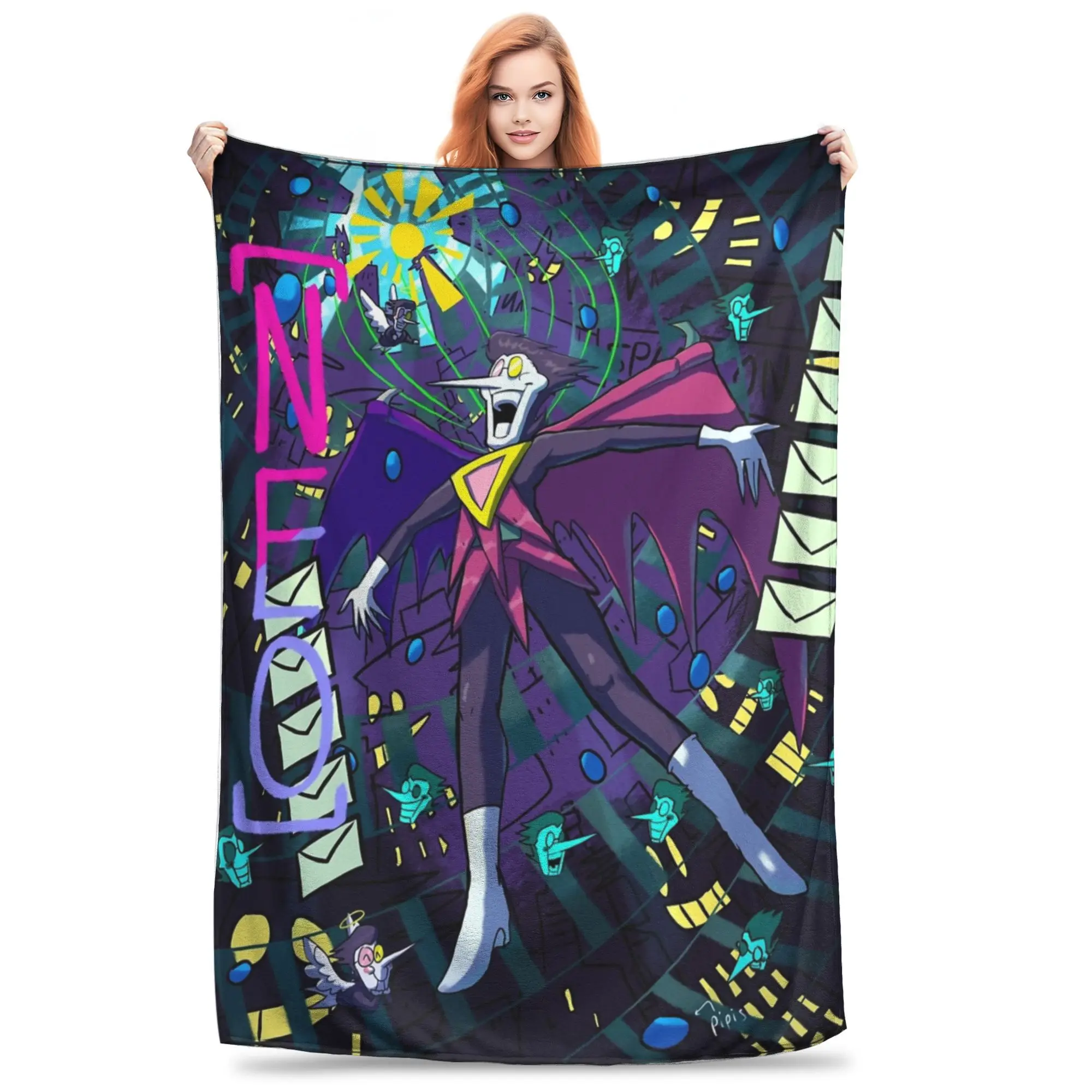 Spamton Neo Artwork Deltarune Games Blanket Multiple Sizes Soft Fuzzy Plush Throw Blankets for Couch Sofa and Bed
Spamton Neo Artwork Deltarune Games Blanket Multiple Sizes Soft Fuzzy Plush Throw Blankets for Couch Sofa and Bed