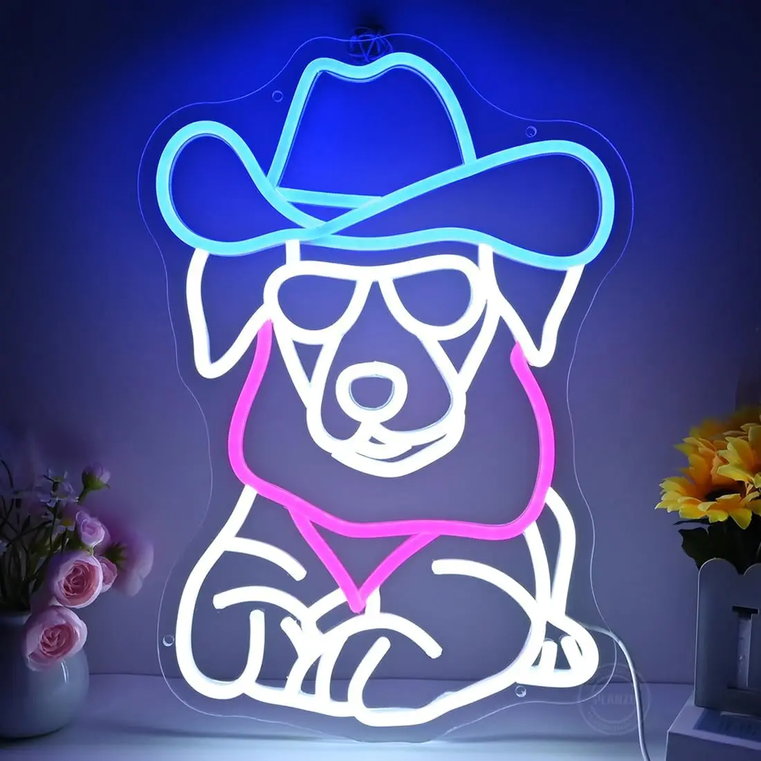 Cowboy Dog Neon Sign USB Powered LED Neon Light for Bar Pub Club Home Game Room Bedroom Decoration Gift Art Wall Light
Cowboy Dog Neon Sign USB Powered LED Neon Light for Bar Pub Club Home Game Room Bedroom Decoration Gift Art Wall Light