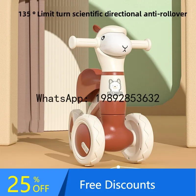 Children's Scooter Alpaca Four-Wheel Balance Bike Baby Walker
Children's Scooter Alpaca Four-Wheel Balance Bike Baby Walker