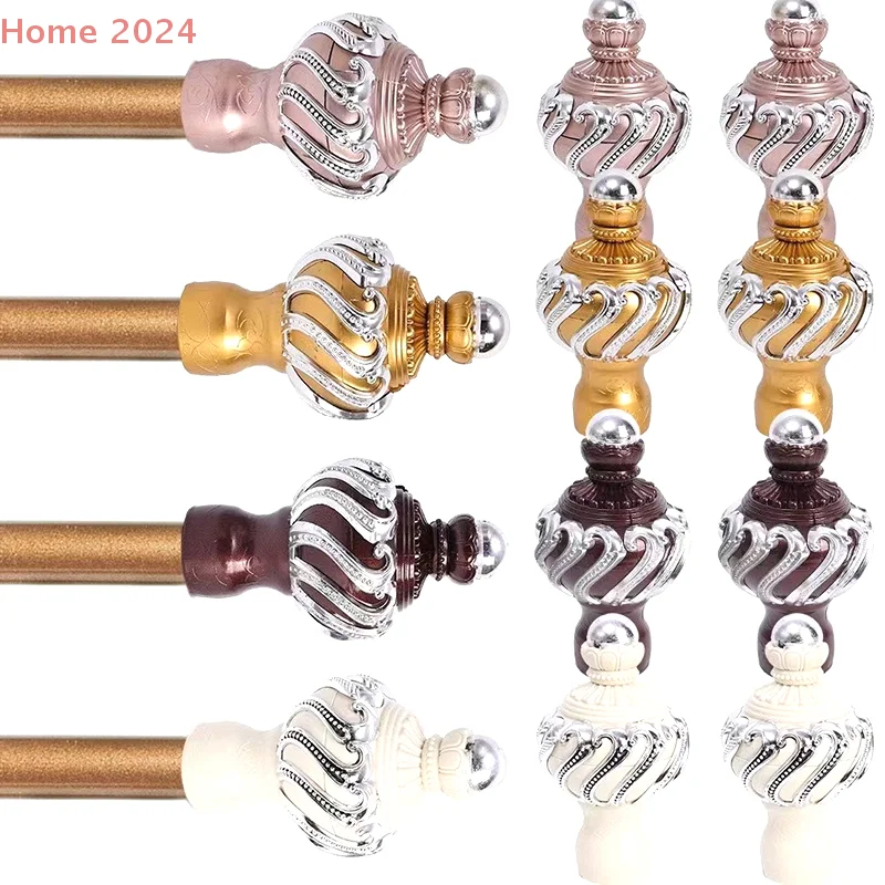 2pcs European Roman Rod Decorative Heads Sealing Plug Curtain Rod Accessories Spiral Curtain Rod Protective Case
2pcs European Roman Rod Decorative Heads Sealing Plug Curtain Rod Accessories Spiral Curtain Rod Protective Case