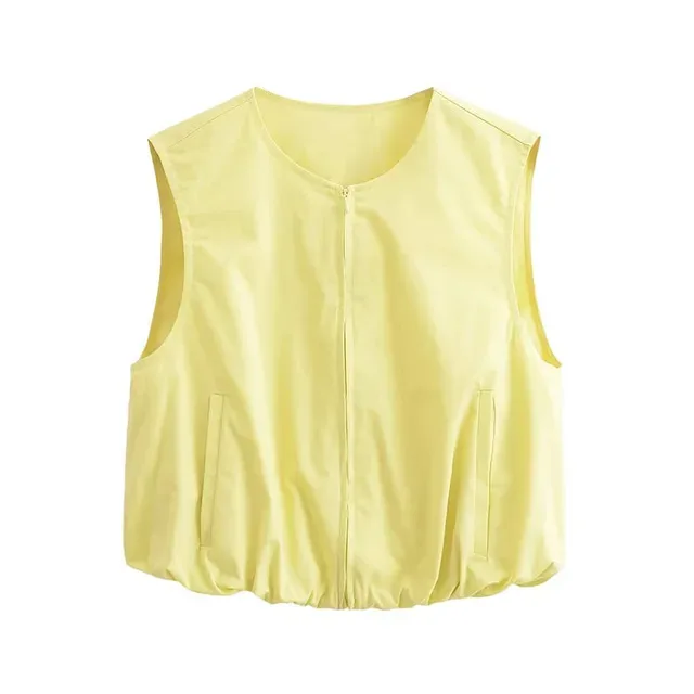 New Summer Fashion Women Suits Yellow O-Neck Sleeveless Pockets Tops+High Waist Pleated Zipper Mini Skirts
New Summer Fashion Women Suits Yellow O-Neck Sleeveless Pockets Tops+High Waist Pleated Zipper Mini Skirts