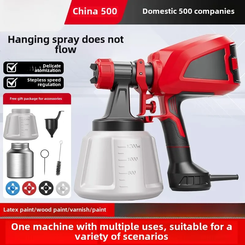Electric spray gun paint latex paint spraying integrated machine watering can paint high atomization watering can
Electric spray gun paint latex paint spraying integrated machine watering can paint high atomization watering can