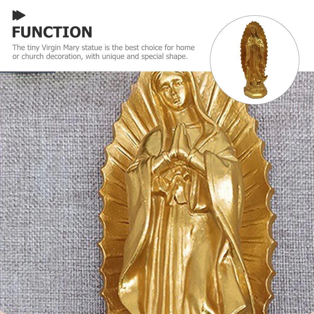 Resin Mary Sculpture Exquisite Craft Desktop Decoration Virgin Mary Statue Catholic Ornament Home Church Decor
Resin Mary Sculpture Exquisite Craft Desktop Decoration Virgin Mary Statue Catholic Ornament Home Church Decor