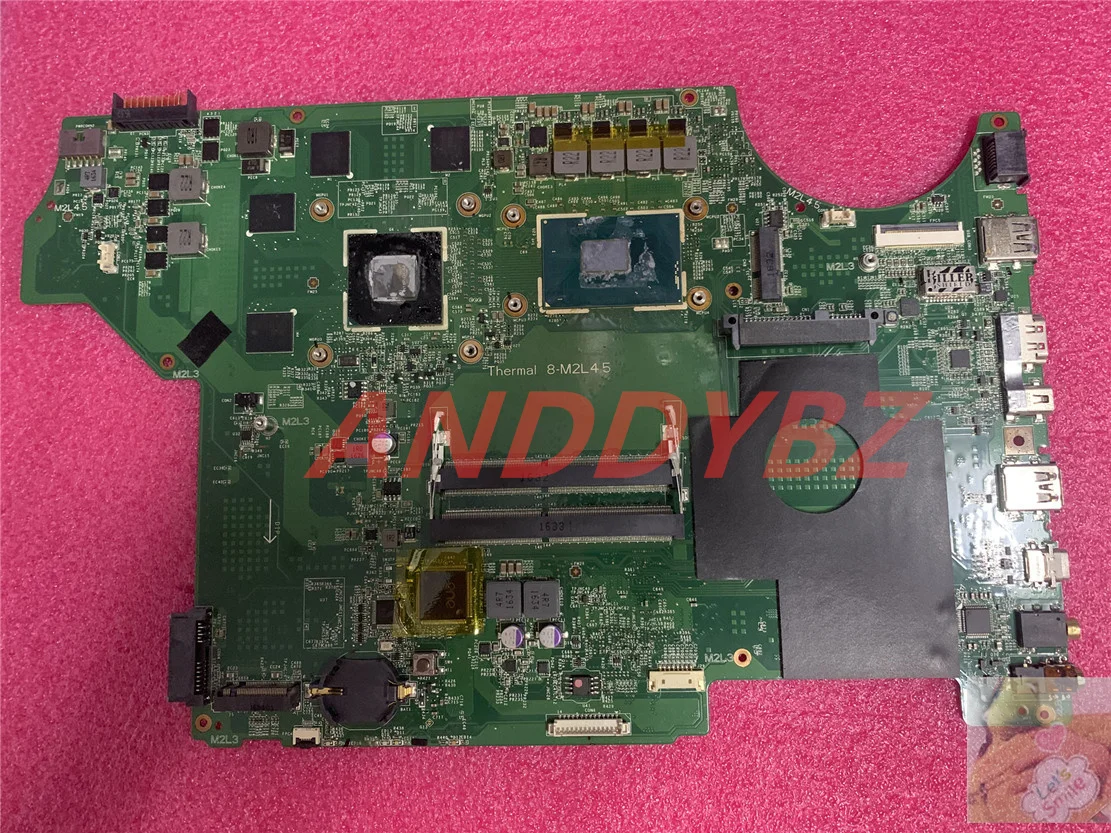Original MS-16J51 VER 1.0 For MSI LAPTOP Motherboard MS-16J5 GE62 GE72 PE60 PE70 WITH I7-6700HQ AND GTX960M 100% Working OK
Original MS-16J51 VER 1.0 For MSI LAPTOP Motherboard MS-16J5 GE62 GE72 PE60 PE70 WITH I7-6700HQ AND GTX960M 100% Working OK