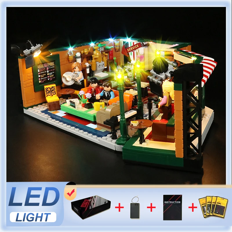 Комплект светодиодных фонарей «сделай сам» для LEGO 21319 Friends Central Perk (только светодиодный светильник, без модели блоков)
Комплект светодиодных фонарей «сделай сам» для LEGO 21319 Friends Central Perk (только светодиодный светильник, без модели блоков)