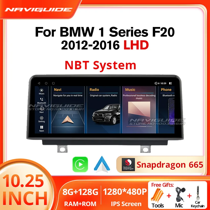 Автомобильный радиоприемник IDE 10,25 ''Android 12 для BMW 1 серии F20 F22 NBT система авто стерео Мультимедийный Плеер Carplay экран 4G Wifi
Автомобильный радиоприемник IDE 10,25 ''Android 12 для BMW 1 серии F20 F22 NBT система авто стерео Мультимедийный Плеер Carplay экран 4G Wifi