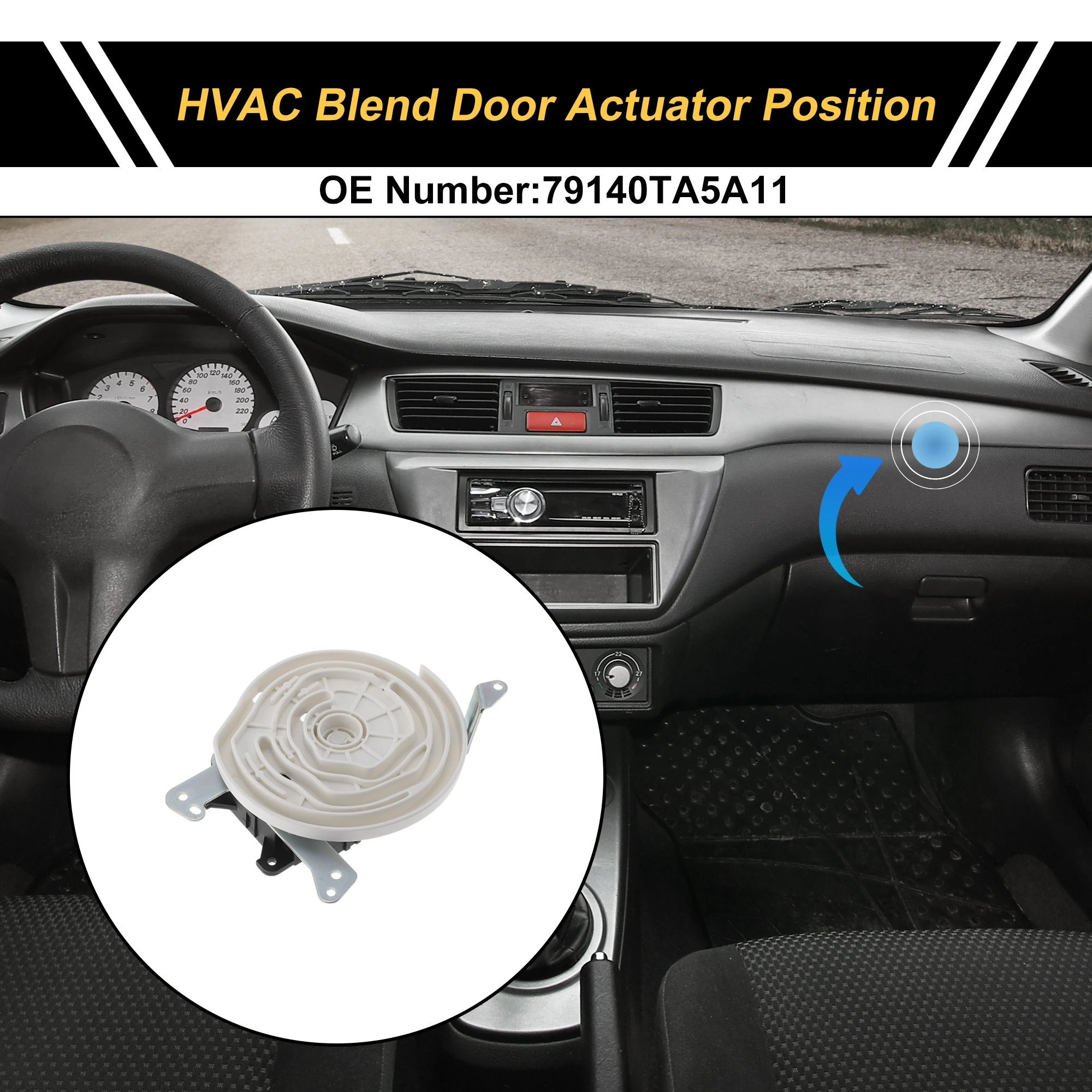 UXCELL HVAC Heater Blend Door Actuator for Honda Accord 2008-2015 No.79140TA5A11
UXCELL HVAC Heater Blend Door Actuator for Honda Accord 2008-2015 No.79140TA5A11