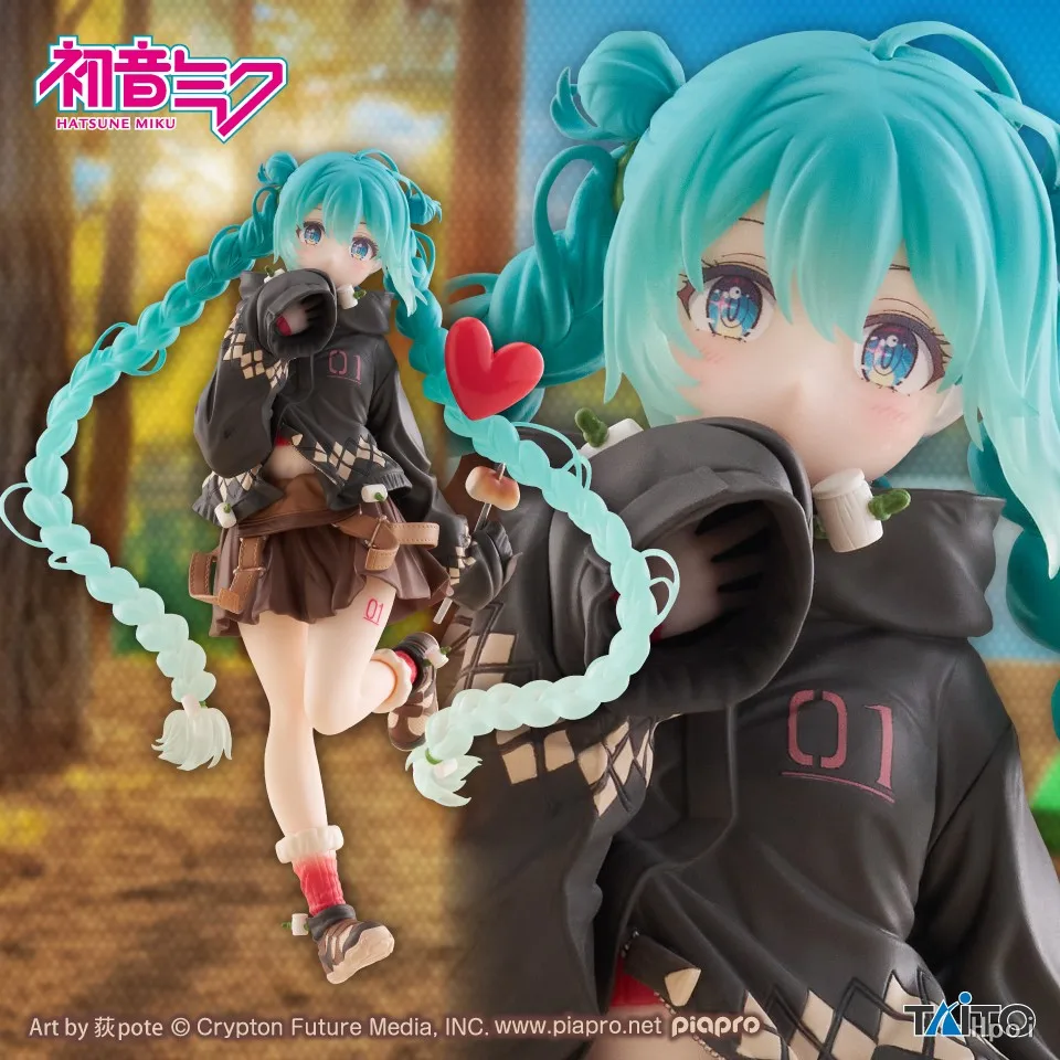 Оригинальная фигурка Hatsune Miku от TAiTO, 18 см, модная уличная фигурка для детей, коллекционная модель, украшение, подарок
Оригинальная фигурка Hatsune Miku от TAiTO, 18 см, модная уличная фигурка для детей, коллекционная модель, украшение, подарок