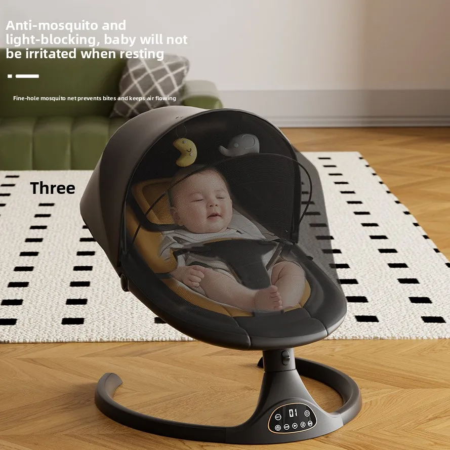 Multifunctional Electric Cradle Bed for Baby Supplies with APP Control Soothing Sit and Lie Rocking Chair
Multifunctional Electric Cradle Bed for Baby Supplies with APP Control Soothing Sit and Lie Rocking Chair