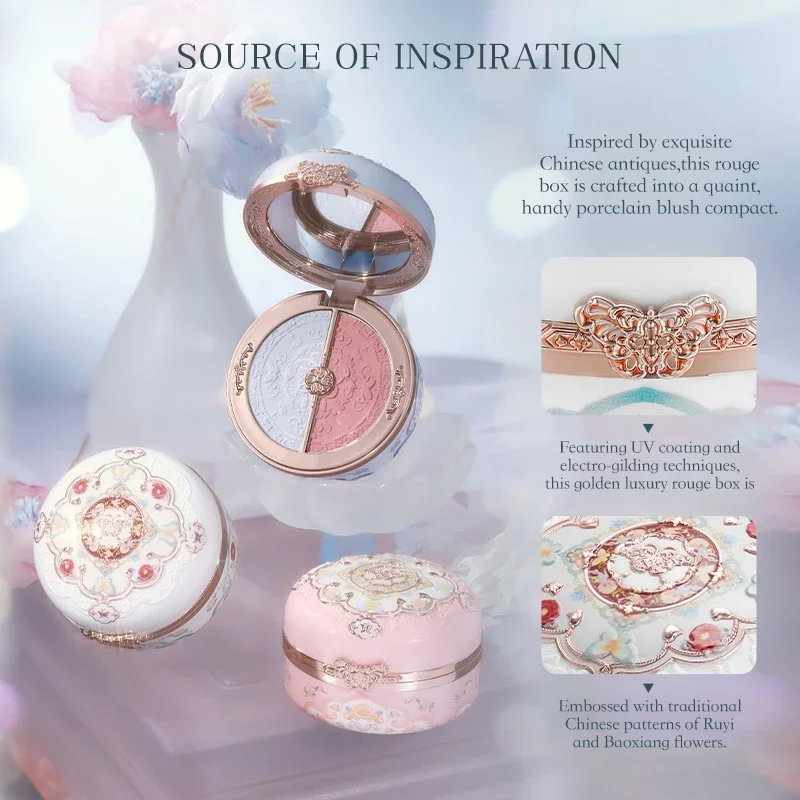 Flower Knows Butterfly Cloud Collar Collection Rouge Box Highlighting & Blush Duo Powder 6 г Оригинальная косметика для макияжа
Flower Knows Butterfly Cloud Collar Collection Rouge Box Highlighting & Blush Duo Powder 6 г Оригинальная косметика для макияжа