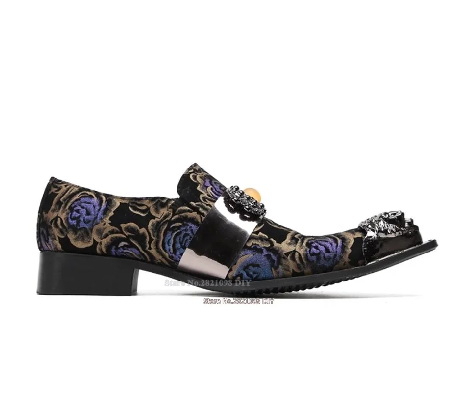 European Trendy Black Gold Gem Design Men Party Shoes Business Dancing Dress Shoes Point Toe Genuine Leather Oxford Shoes
European Trendy Black Gold Gem Design Men Party Shoes Business Dancing Dress Shoes Point Toe Genuine Leather Oxford Shoes
