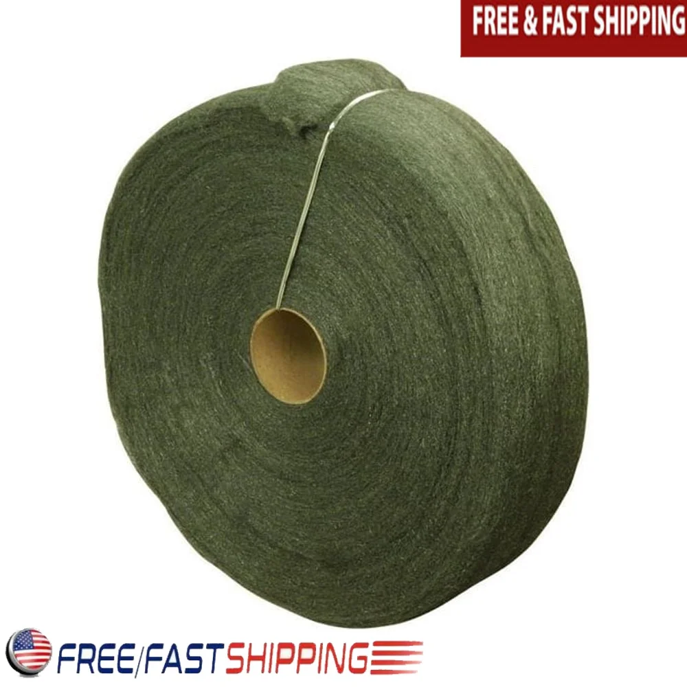 Super Fine Grade 0000 Steel Wool 5 Pound Reel Cleaning Polishing Buffing Refinishing Flexible Abrasive Tool Automotive Furniture
Super Fine Grade 0000 Steel Wool 5 Pound Reel Cleaning Polishing Buffing Refinishing Flexible Abrasive Tool Automotive Furniture