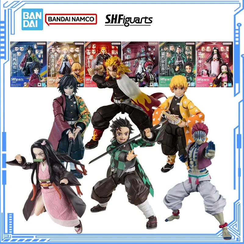 Bandai Demon Slayer Model Kit SHF Zenitsu Agatsuma Nezuko Tanjirou Akaza Kyoujuro Rengoku Giyuu Tomioka Collection Model Toys
Bandai Demon Slayer Model Kit SHF Zenitsu Agatsuma Nezuko Tanjirou Akaza Kyoujuro Rengoku Giyuu Tomioka Collection Model Toys