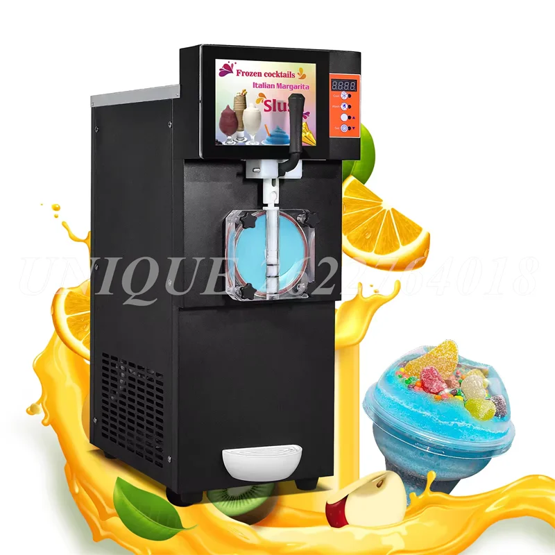 220v Single Tank Commercial Snow Melting Machine Motorized Automatic Slush Level Ice Cream Smoothie with Advertising Screenhine
220v Single Tank Commercial Snow Melting Machine Motorized Automatic Slush Level Ice Cream Smoothie with Advertising Screenhine