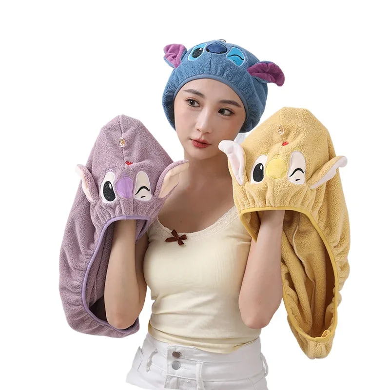Disney Kawaii Stitch Dry Hair Hat Girls Hairs Towel Family Set Cartoon Alien Puppy Coral Velvet Absorbent School Household Items
Disney Kawaii Stitch Dry Hair Hat Girls Hairs Towel Family Set Cartoon Alien Puppy Coral Velvet Absorbent School Household Items