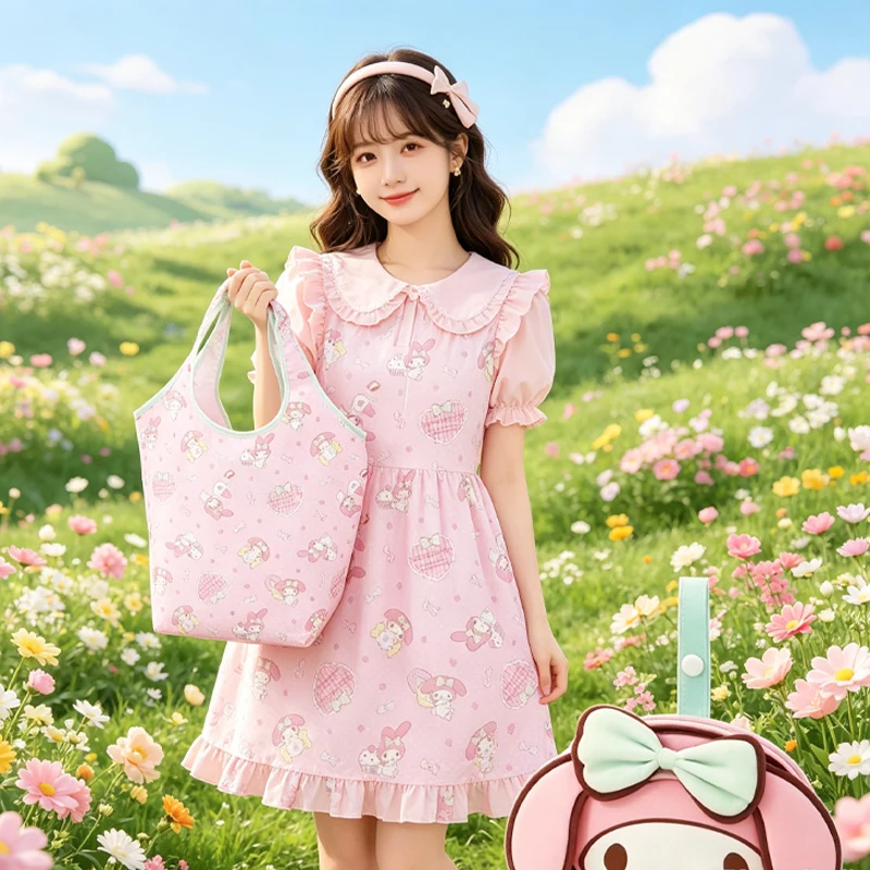 Hellokittys Crossbody Bag Kawaii Cartoon My Melody Shoulder Bag Portable Fold Shopping Bags Hand Bag Large Capacity Storage Bag
Hellokittys Crossbody Bag Kawaii Cartoon My Melody Shoulder Bag Portable Fold Shopping Bags Hand Bag Large Capacity Storage Bag