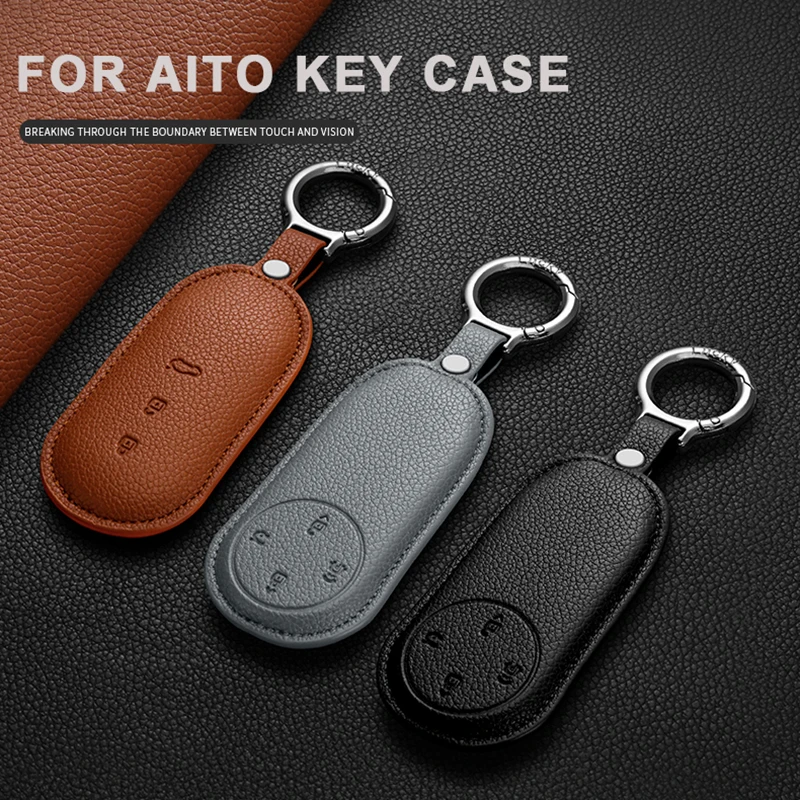For HUAWEI AITO M9 2024 M5 M7 M8 2022-2025 Leather Car Smart Key Case Keyless Cover Key Protector Shell Fob Keychain Accessories
For HUAWEI AITO M9 2024 M5 M7 M8 2022-2025 Leather Car Smart Key Case Keyless Cover Key Protector Shell Fob Keychain Accessories