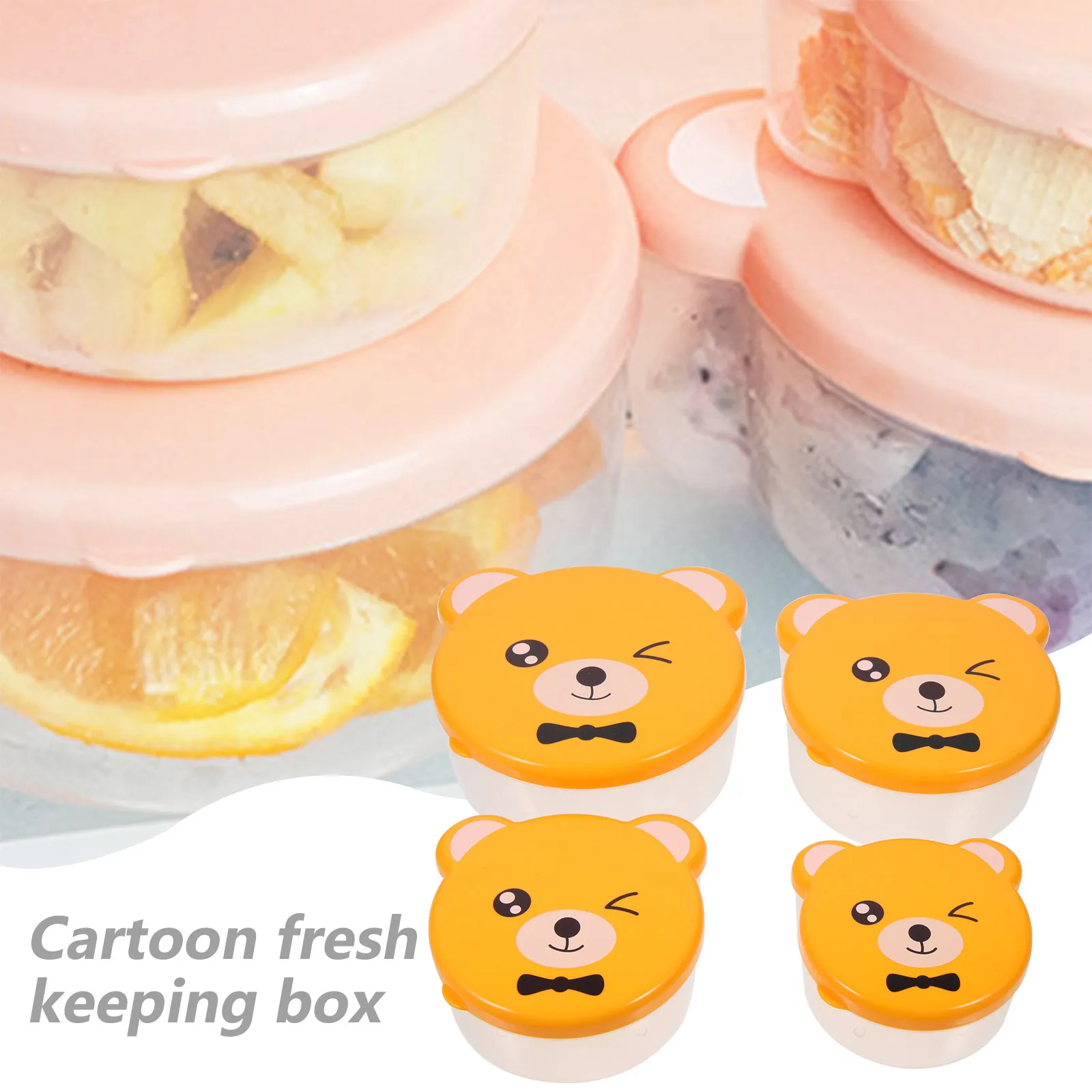 4Pcs Small Bento Box for Kids Reusable Fruit Container Portable Lunch Box with Good Sealing Ability Odor Free Refrigerator Safe
4Pcs Small Bento Box for Kids Reusable Fruit Container Portable Lunch Box with Good Sealing Ability Odor Free Refrigerator Safe