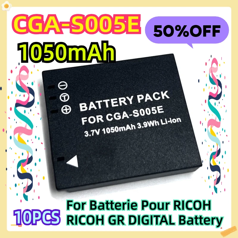 For Batterie Pour RICOH RICOH GR DIGITAL Battery 10pcs
For Batterie Pour RICOH RICOH GR DIGITAL Battery 10pcs